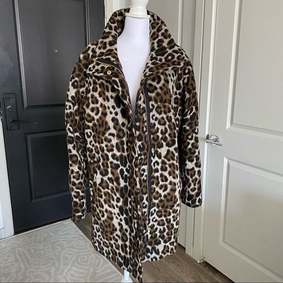 Ellen Tracy Jackets & Blazers - Ellen Tracy Leopard Print Wool Jacket Size 6